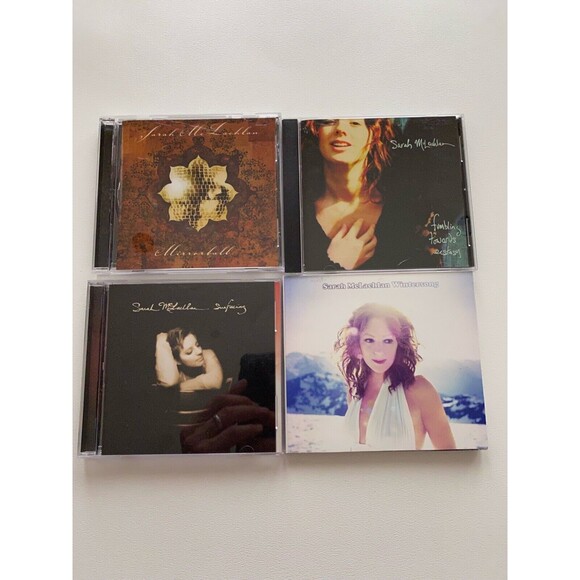 Sarah McLachlan Wintersong Mirrorball Surfacing Fumbling Towards Ecstasy CD Lot - Picture 1 of 4